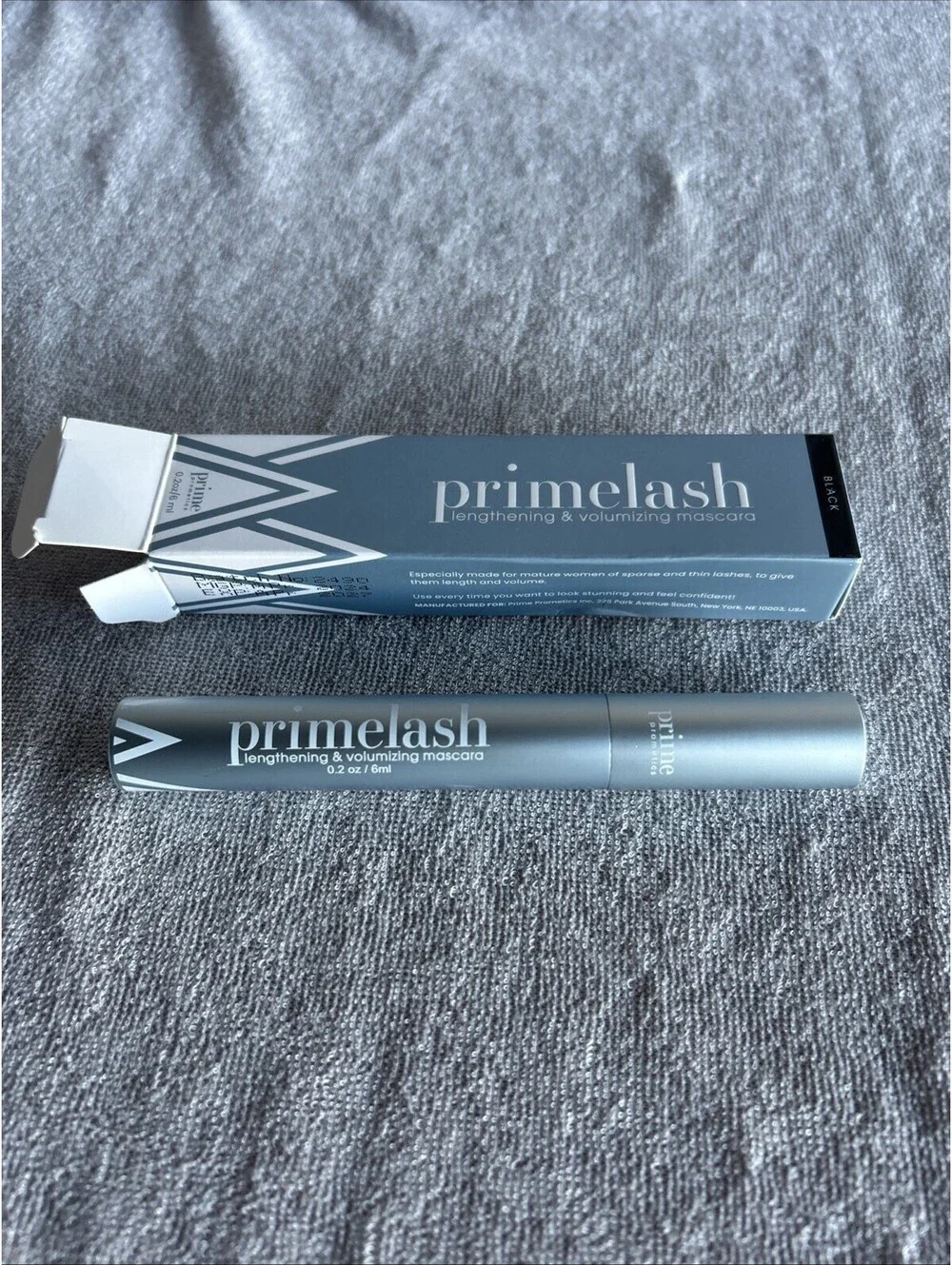 NIB~ Prime Prometics Primelash Mascara BLACK Lengthening Volumizing